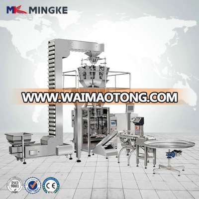 NEW full 304 Stainless Steel automatic weighing packaging machine,grain food packing machine